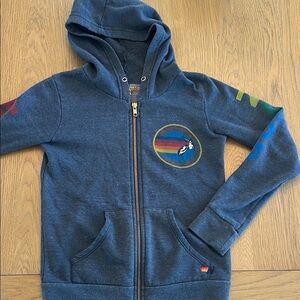 Aviator Nation grey Hoodie youth size 10